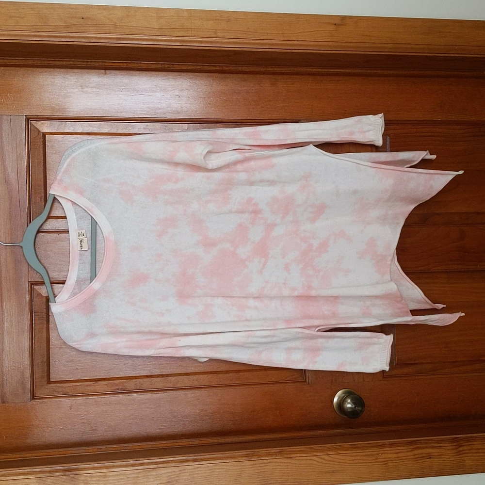 Cloth by Design Pink Tie Dye Tunic